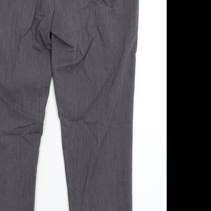Topshop Womens Grey   Dress Pants Trousers Size 10 L25 in