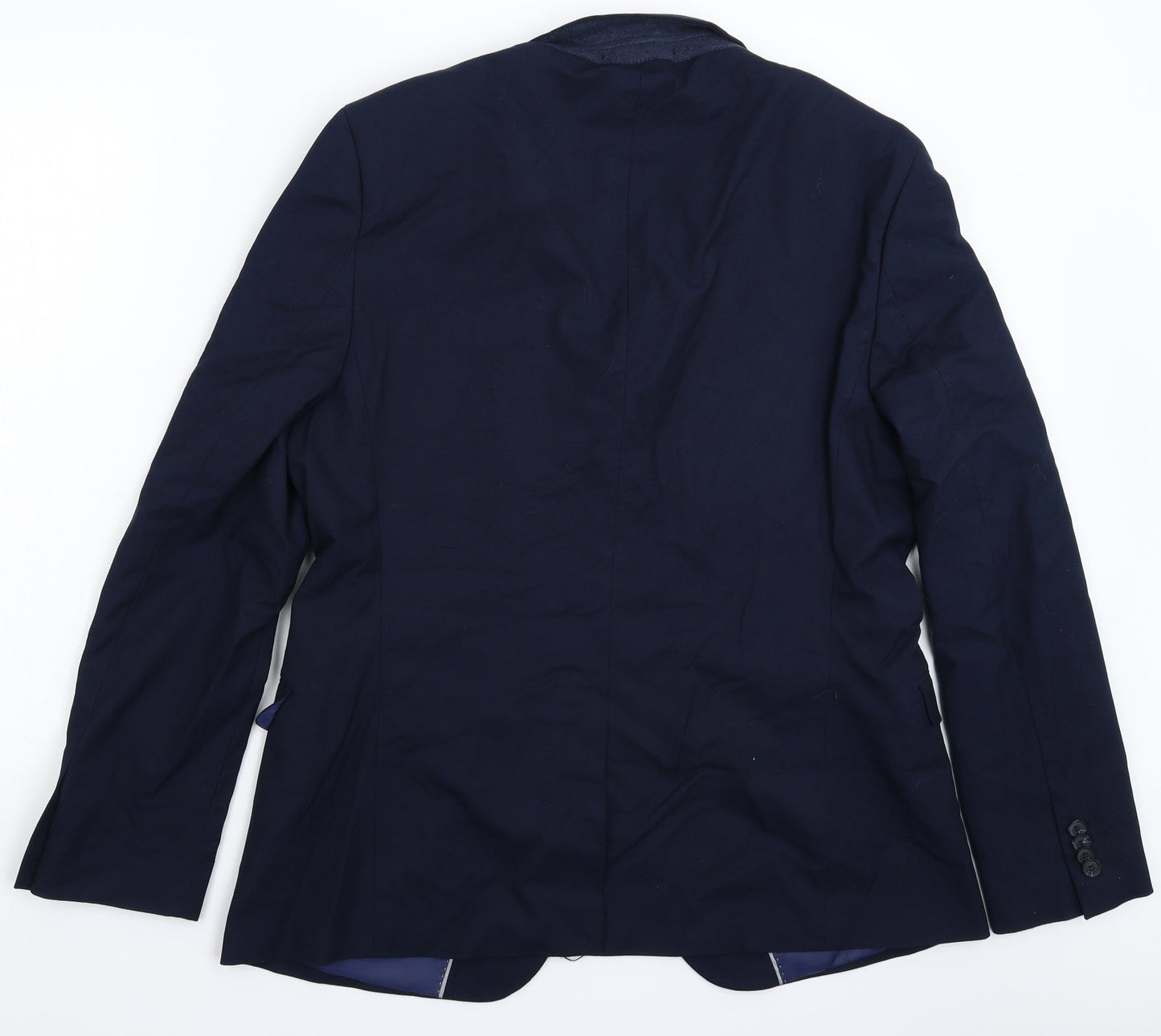 Mens UK Size 42 Topman Regular Blue Suit Jacket