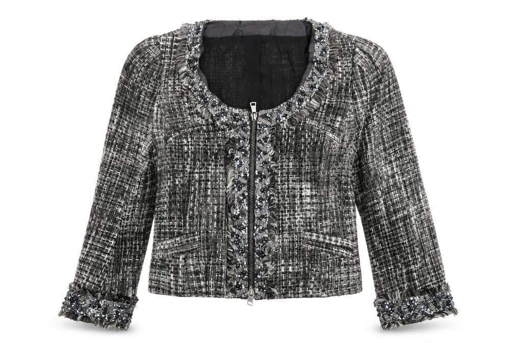 Womens UK Size M Preworn Grey Jacket