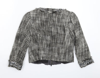 Womens UK Size M Preworn Grey Jacket