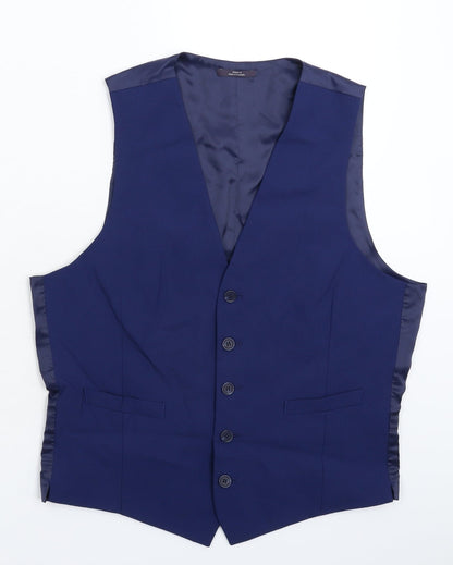 Mens UK Size M Marks and Spencer Regular Blue Suit Jacket