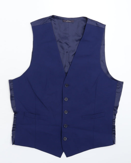 Mens UK Size M Marks and Spencer Regular Blue Suit Jacket