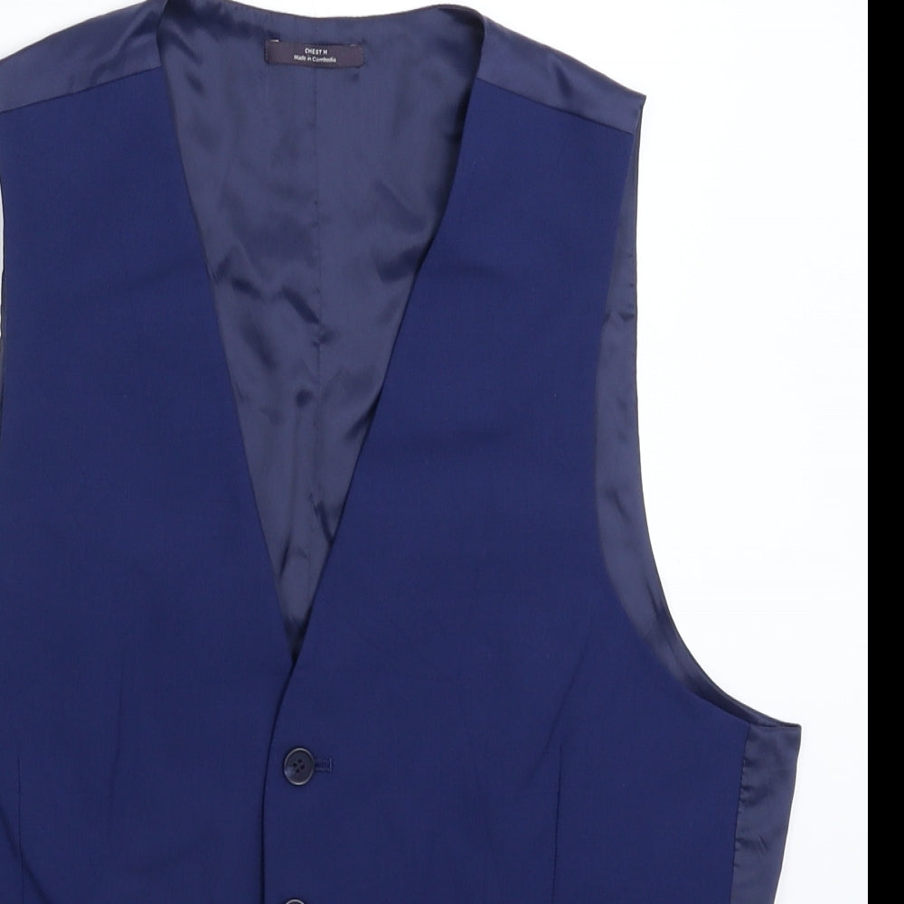 Mens UK Size M Marks and Spencer Regular Blue Suit Jacket