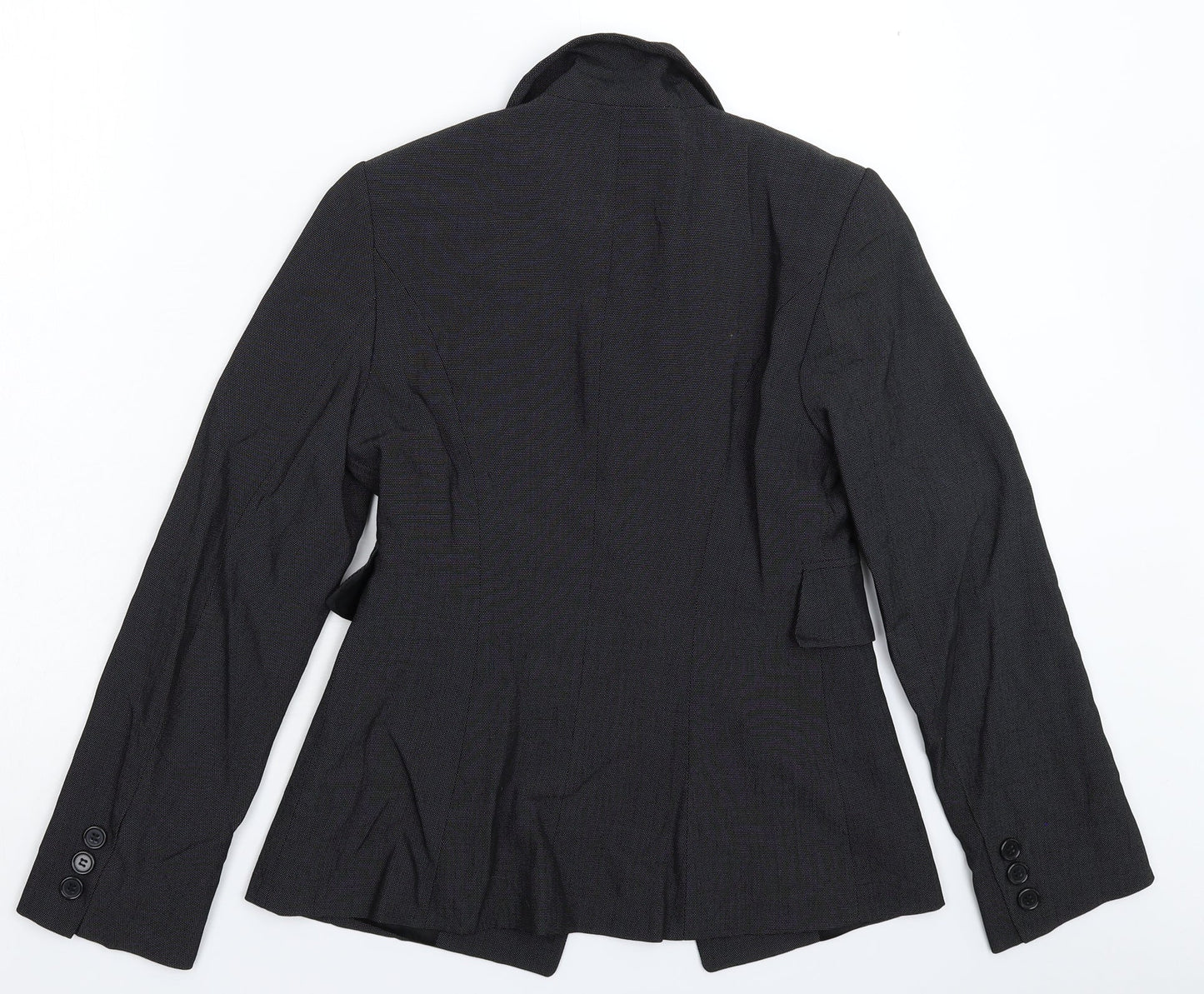 Womens UK Size 10 Preworn Regular Black Suit Jacket