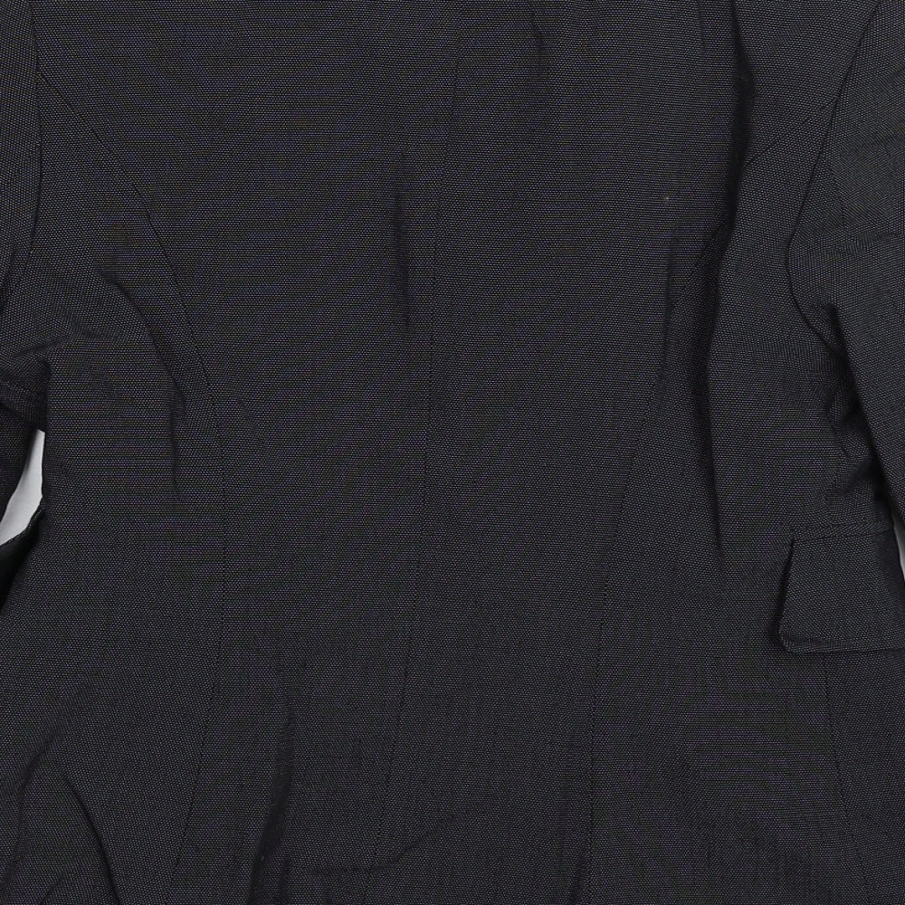 Womens UK Size 10 Preworn Regular Black Suit Jacket