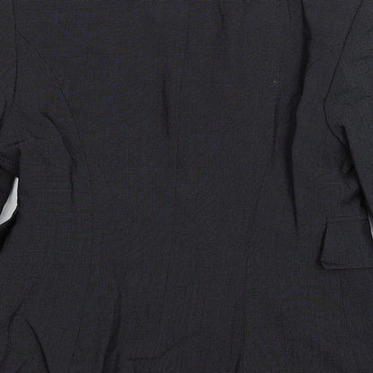 Womens UK Size 10 Preworn Regular Black Suit Jacket