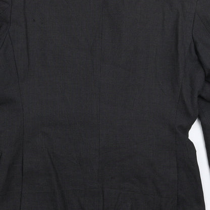 Norton Townsend Mens Black   Jacket Suit Jacket Size 38