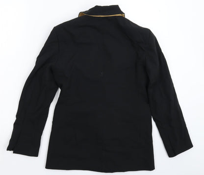 Topshop Womens Black   Jacket Suit Jacket Size 8
