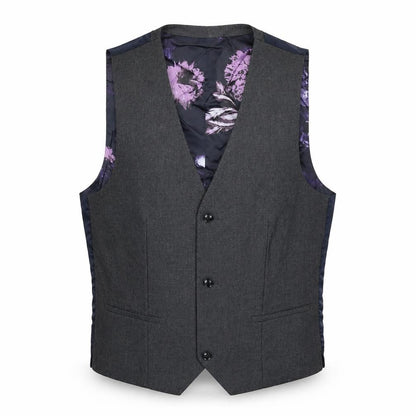 Lipsy Mens Grey   Jacket Suit Waistcoat Size 36