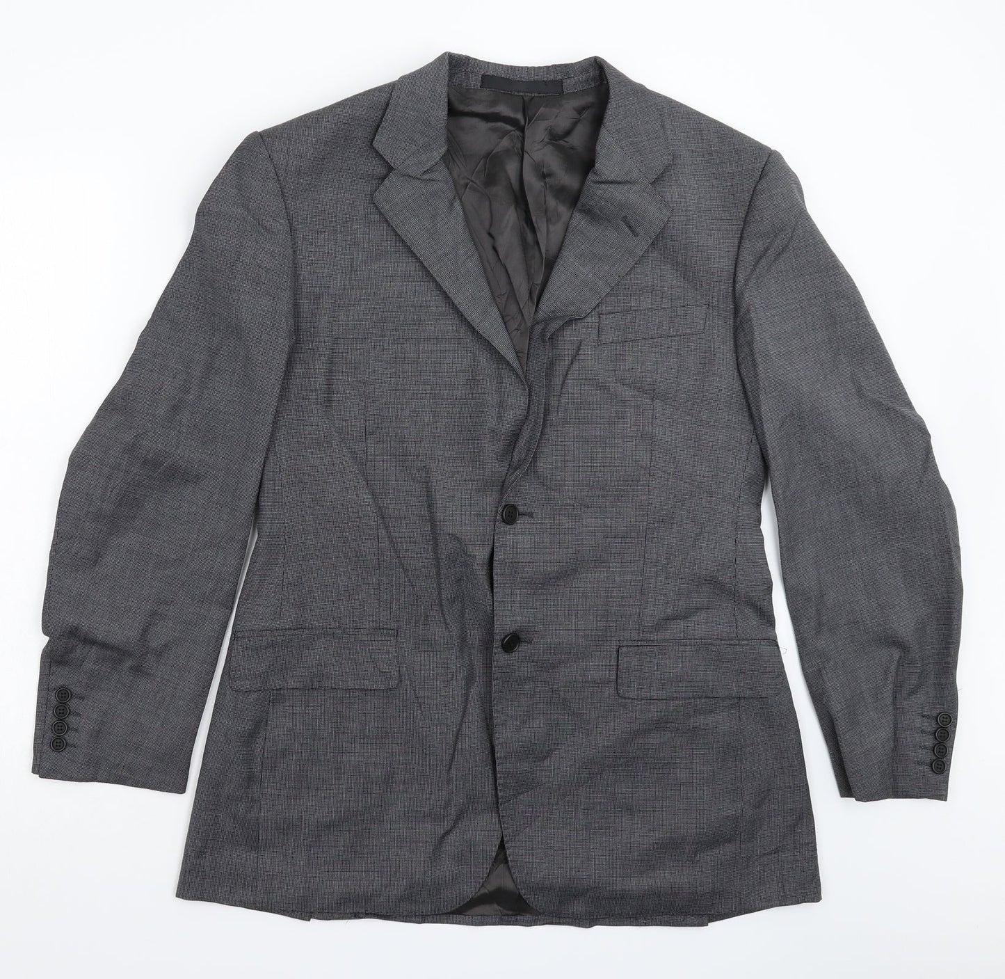 Mens UK Size 40 Marks and Spencer Regular Grey Suit Jacket