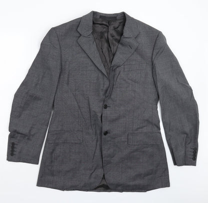 Mens UK Size 40 Marks and Spencer Regular Grey Suit Jacket