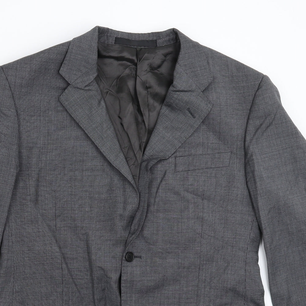 Mens UK Size 40 Marks and Spencer Regular Grey Suit Jacket