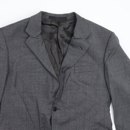 Mens UK Size 40 Marks and Spencer Regular Grey Suit Jacket