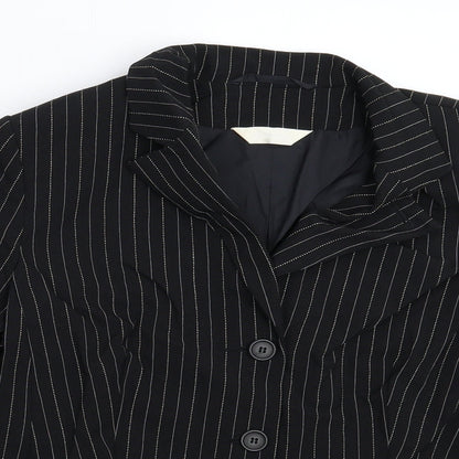 Womens UK Size 12 For Women Regular Black Blazer