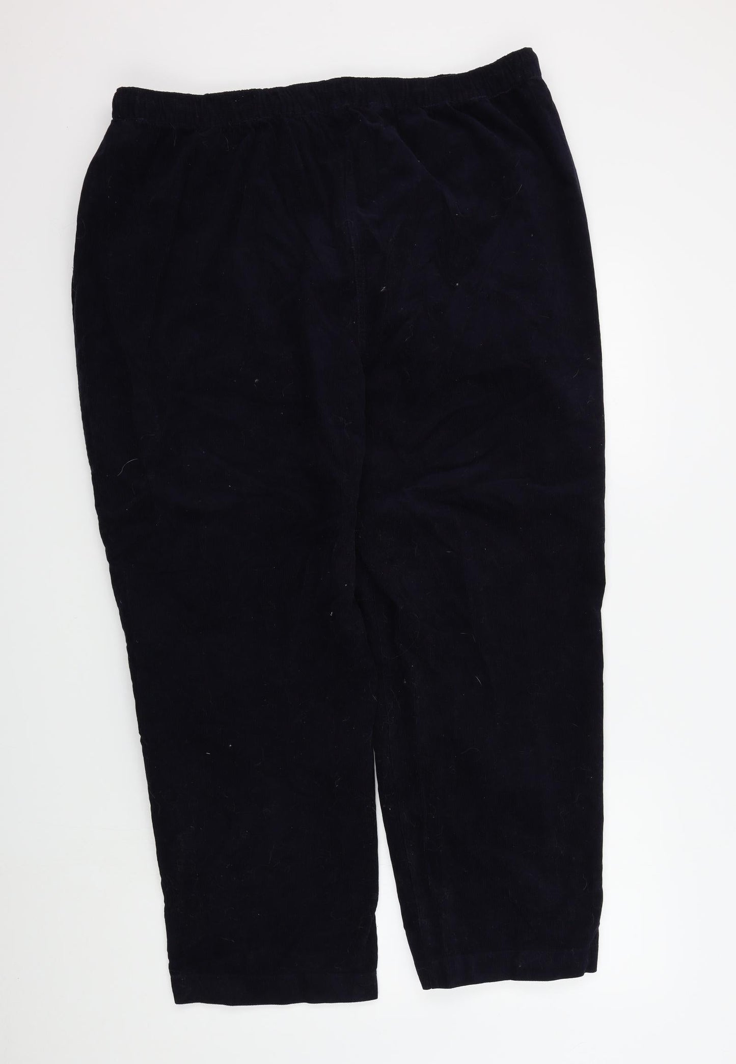 Womens UK Size 22 in EWM Regular Fit  Blue Trousers