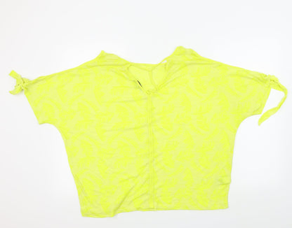 Womens UK Size 18 NEXT Yellow Basic T-Shirt