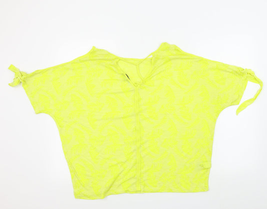 Womens UK Size 18 NEXT Yellow Basic T-Shirt