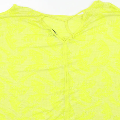 Womens UK Size 18 NEXT Yellow Basic T-Shirt