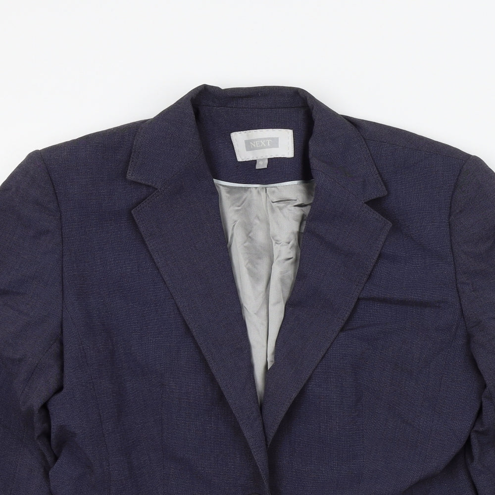 NEXT Womens Blue Colourblock  Jacket Blazer Size 10