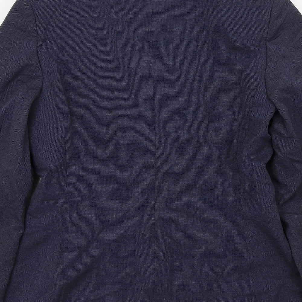 NEXT Womens Blue Colourblock  Jacket Blazer Size 10