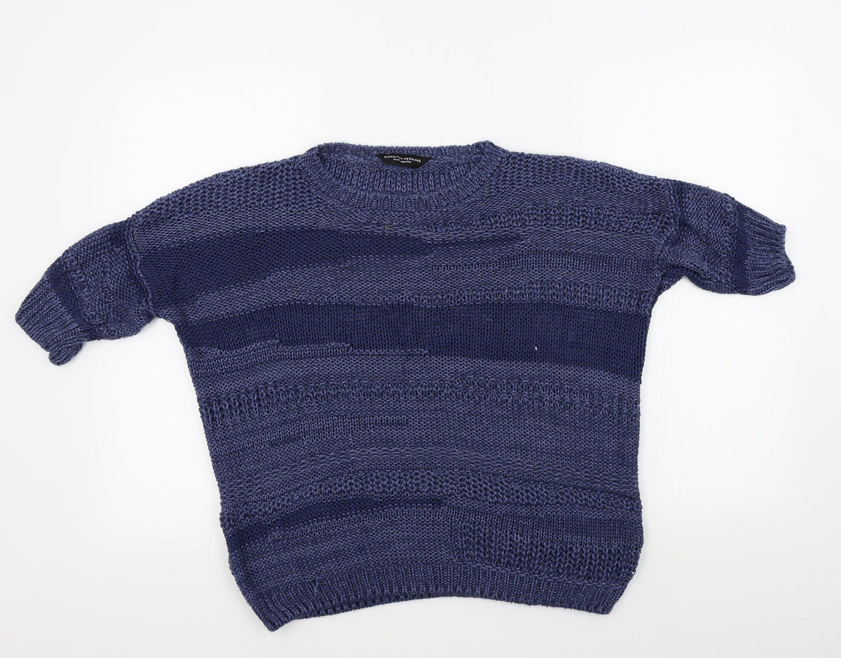Womens UK Size 14 Dorothy Perkins Blue Pullover Jumper