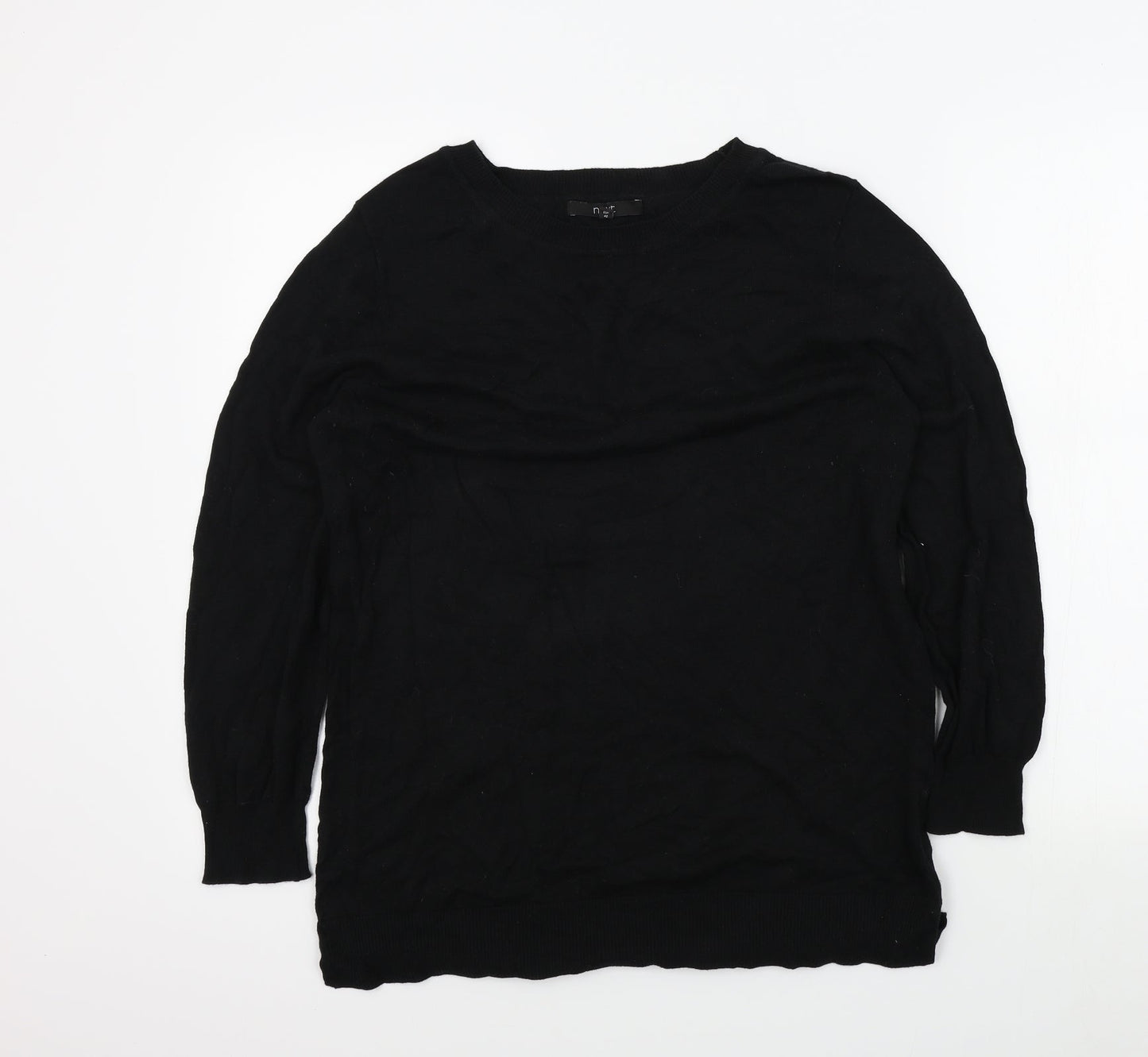 Womens UK Size 14 NEXT Black Pullover Jumper