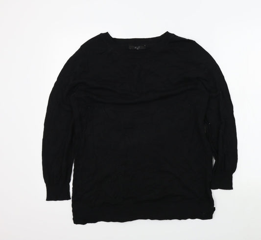 Womens UK Size 14 NEXT Black Pullover Jumper