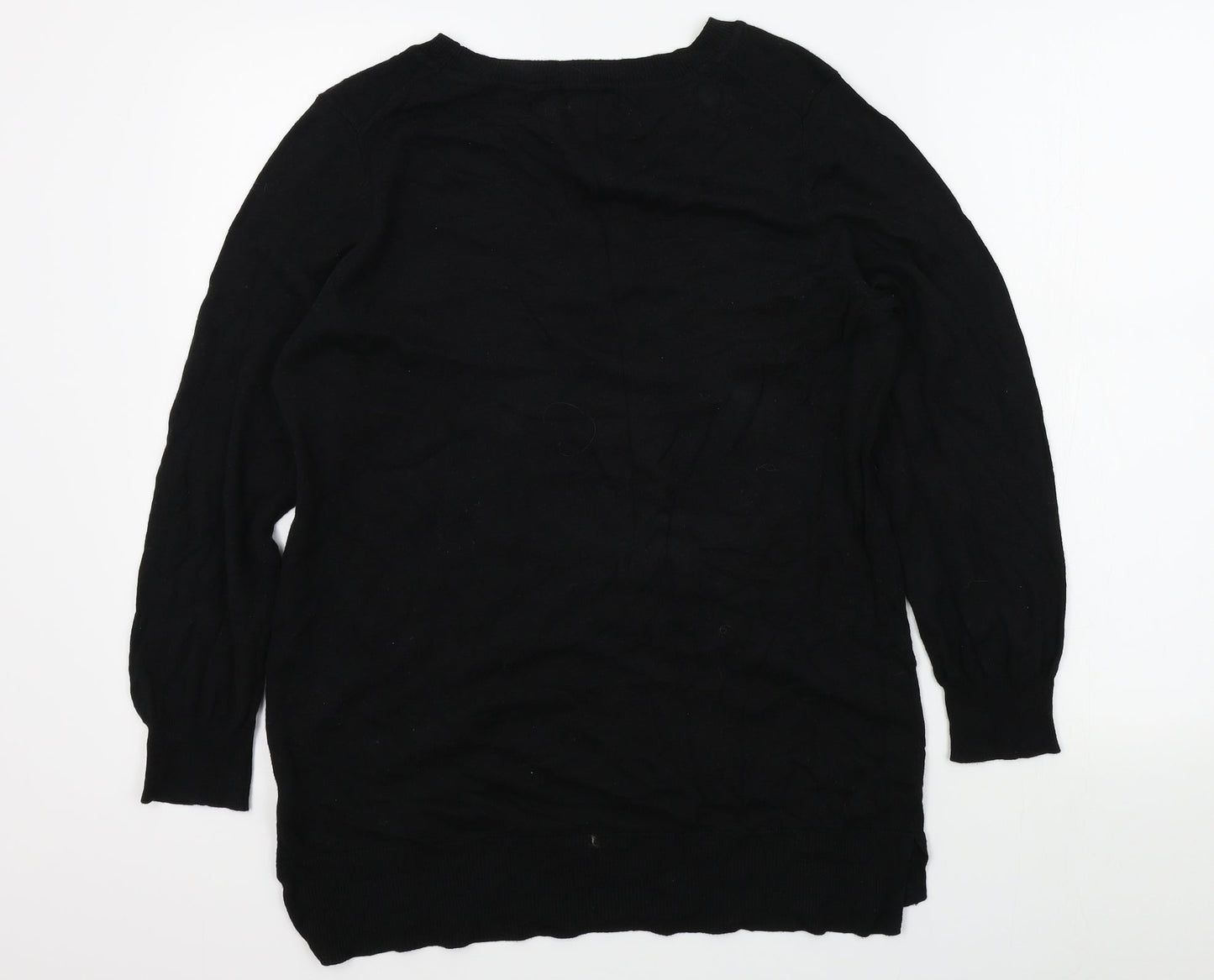 Womens UK Size 14 NEXT Black Pullover Jumper