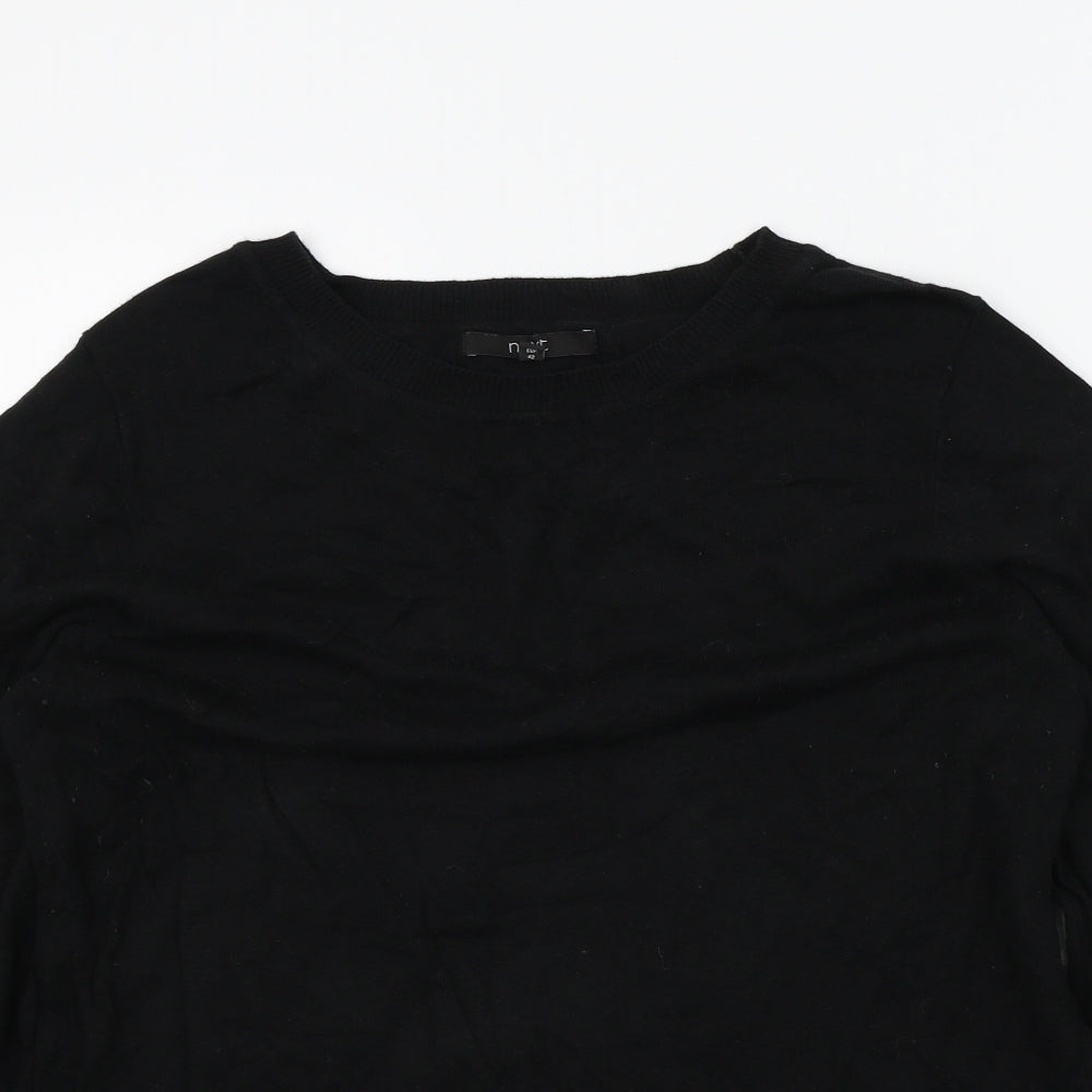 Womens UK Size 14 NEXT Black Pullover Jumper
