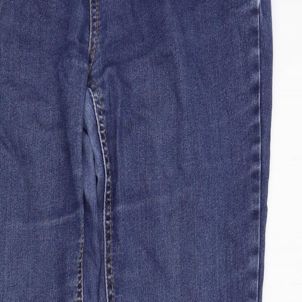 MATTTHEW WILLIAMSON Womens Blue   Skinny Jeans Size 12 L29 in