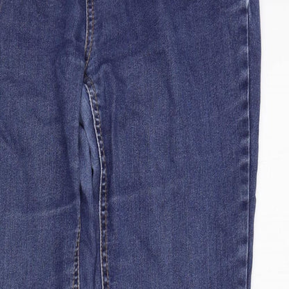 MATTTHEW WILLIAMSON Womens Blue   Skinny Jeans Size 12 L29 in
