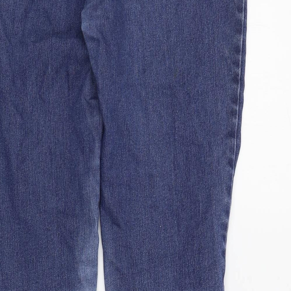 MATTTHEW WILLIAMSON Womens Blue   Skinny Jeans Size 12 L29 in