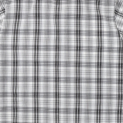 Mens UK Size XL Christopher Marcus Black  Button-Up Short Sleeve Casual Shirt