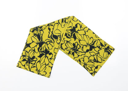 Preworn Womens Yellow Floral   Shawl/Wrap