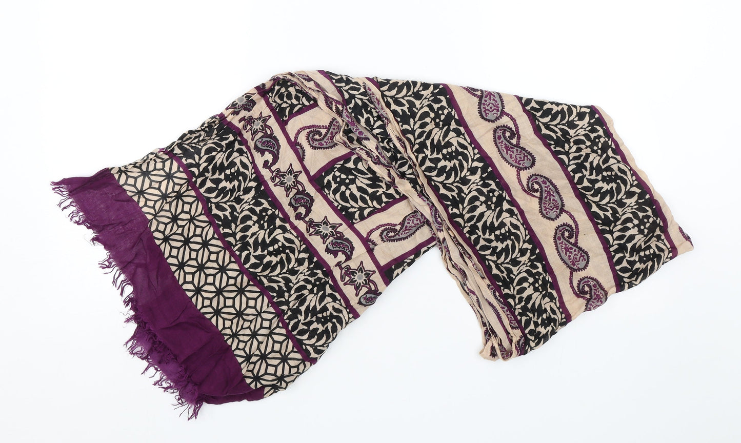 Preworn Womens Purple Paisley   Shawl/Wrap
