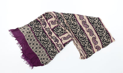 Preworn Womens Purple Paisley   Shawl/Wrap