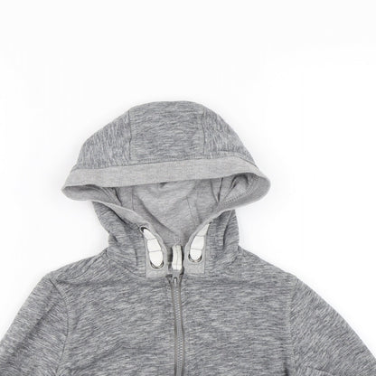 F&F Boys Grey   Full Zip Hoodie Size 6-7 Years