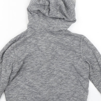 F&F Boys Grey   Full Zip Hoodie Size 6-7 Years
