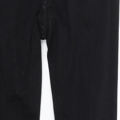 Womens UK Size S Shien Regular Fit Skinny Black Jeans