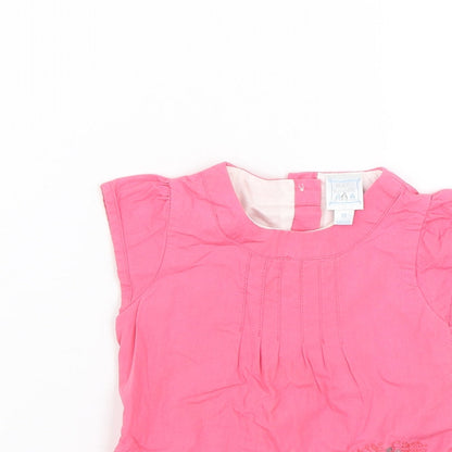 Cadet rousselle Girls Pink   Tank Dress  Size 18 Months