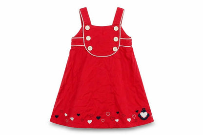 Topalina Girls Red   Tank Dress  Size 12 Months