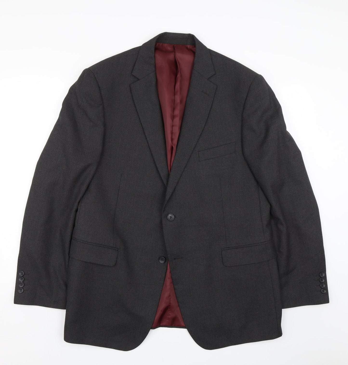 Mens UK Size M M&S Regular Grey Suit Jacket