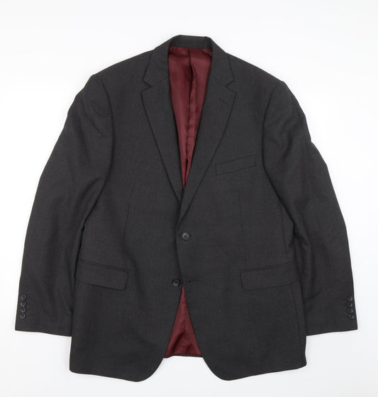 Mens UK Size M M&S Regular Grey Suit Jacket