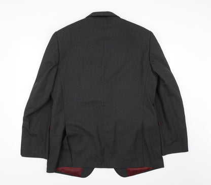 Mens UK Size M M&S Regular Grey Suit Jacket