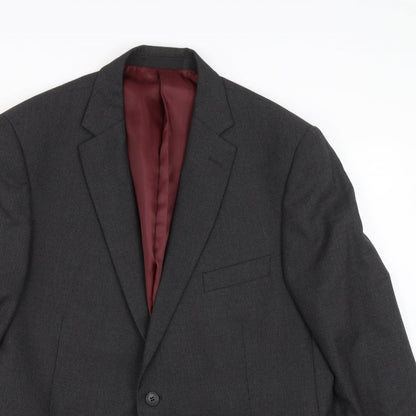 Mens UK Size M M&S Regular Grey Suit Jacket