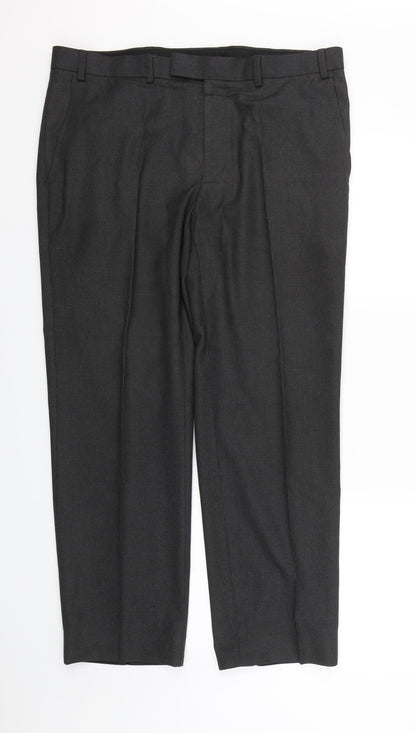 M&S Mens Grey   Trousers  Size 36 L25 in