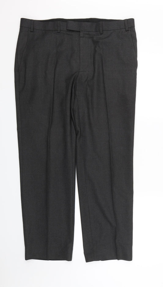 M&S Mens Grey   Trousers  Size 36 L25 in