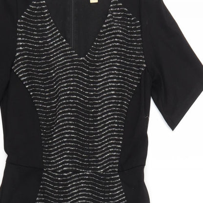 Monsoon Womens Black   Fit & Flare  Size 12