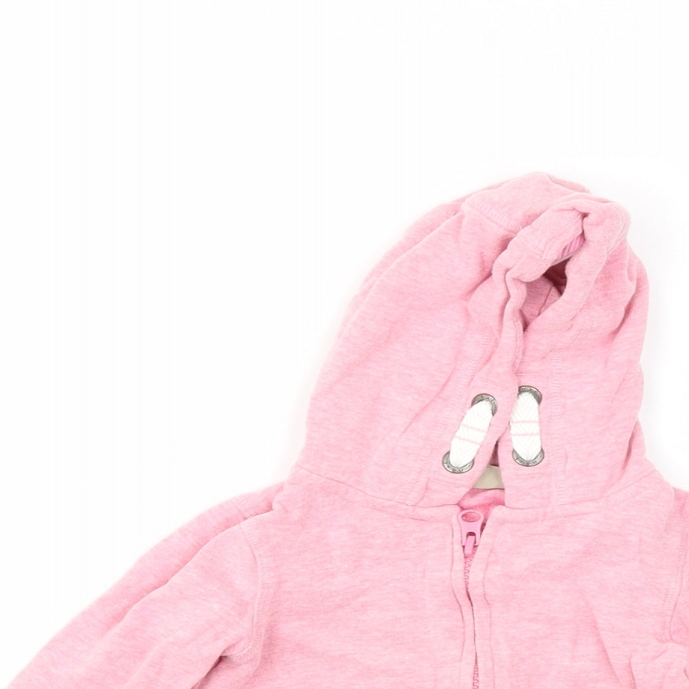 NEXT Girls Pink   Full Zip Jumper Size 9-10 Years