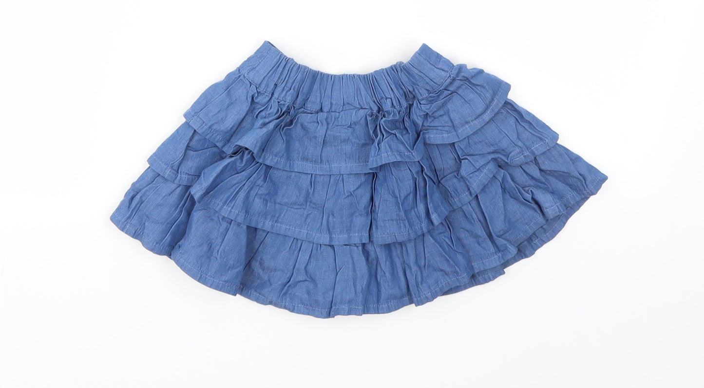 Matalan Girls Blue   Flare Skirt Size 12-18 Months